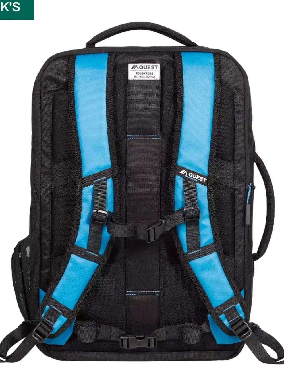 NWT Quest Adventure Travel Backpack 35L